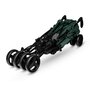 Carucior sport compact, Lionelo, Irma, Spatar reglabil in 4 pozitii, Suport picioare reglabil, Manere rotative, Pliere tip umbrela, 6- 36 luni, Pana la 15 kg, Conform cu EN1888-1:2018, Verde - 14