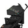 Carucior sport compact, Lionelo, Irma, Spatar reglabil in 4 pozitii, Suport picioare reglabil, Manere rotative, Pliere tip umbrela, 6- 36 luni, Pana la 15 kg, Conform cu EN1888-1:2018, Negru - 11