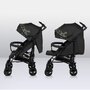 Carucior sport compact, Lionelo, Irma, Spatar reglabil in 4 pozitii, Suport picioare reglabil, Manere rotative, Pliere tip umbrela, 6- 36 luni, Pana la 15 kg, Conform cu EN1888-1:2018, Negru - 5