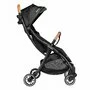 Carucior sport, Lionelo, Julie One, De la nastere, Greutate redusa, Cu accesorii, Cadru din aluminiu, 0-22 kg, Pliere compacta pentru avion, Conform cu standardele europene de securitate EN1888-1 si EN1888-2, Negru - 9