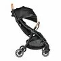 Carucior sport, Lionelo, Julie One, De la nastere, Greutate redusa, Cu accesorii, Cadru din aluminiu, 0-22 kg, Pliere compacta pentru avion, Conform cu standardele europene de securitate EN1888-1 si EN1888-2, Negru - 11