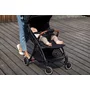 Carucior sport, Lionelo, Julie One, De la nastere, Greutate redusa, Cu accesorii, Cadru din aluminiu, 0-22 kg, Pliere compacta pentru avion, Conform cu standardele europene de securitate EN1888-1 si EN1888-2, Negru - 27