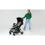 Carucior sport, Lionelo, Julie One, De la nastere, Greutate redusa, Cu accesorii, Cadru din aluminiu, 0-22 kg, Pliere compacta pentru avion, Conform cu standardele europene de securitate EN1888-1 si EN1888-2, Negru/Auriu - 13