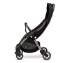 Carucior sport, Lionelo, Julie One, De la nastere, Greutate redusa, Cu accesorii, Cadru din aluminiu, 0-22 kg, Pliere compacta pentru avion, Conform cu standardele europene de securitate EN1888-1 si EN1888-2, Negru/Auriu - 10