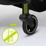 Carucior sport, Lionelo, Julie One, De la nastere, Greutate redusa, Cu accesorii, Cadru din aluminiu, 0-22 kg, Pliere compacta pentru avion, Conform cu standardele europene de securitate EN1888-1 si EN1888-2, Negru/Auriu - 23