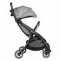 Carucior sport, Lionelo, Julie One, De la nastere, Greutate redusa, Cu accesorii, Cadru din aluminiu, 0-22 kg, Pliere compacta pentru avion, Conform cu standardele europene de securitate EN1888-1 si EN1888-2, Gri - 8
