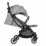 Carucior sport, Lionelo, Julie One, De la nastere, Greutate redusa, Cu accesorii, Cadru din aluminiu, 0-22 kg, Pliere compacta pentru avion, Conform cu standardele europene de securitate EN1888-1 si EN1888-2, Gri - 13
