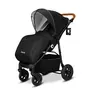 Carucior sport, Lionelo, Natt, De la nastere, Cu accesorii si capotina XXL reglabila, 0 - 22 kg, Conform cu standardele europene de securitate EN1888-1, EN1888-2, Negru Onyx - 5