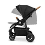 Carucior sport, Lionelo, Natt, De la nastere, Cu accesorii si capotina XXL reglabila, 0 - 22 kg, Conform cu standardele europene de securitate EN1888-1, EN1888-2, Negru Onyx - 8