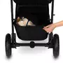 Carucior sport, Lionelo, Natt, De la nastere, Cu accesorii si capotina XXL reglabila, 0 - 22 kg, Conform cu standardele europene de securitate EN1888-1, EN1888-2, Negru Onyx - 18