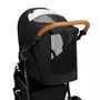 Carucior sport, Lionelo, Natt, De la nastere, Cu accesorii si capotina XXL reglabila, 0 - 22 kg, Conform cu standardele europene de securitate EN1888-1, EN1888-2, Negru Onyx - 19