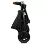 Carucior sport, Lionelo, Natt, De la nastere, Cu accesorii si capotina XXL reglabila, 0 - 22 kg, Conform cu standardele europene de securitate EN1888-1, EN1888-2, Negru Onyx - 21