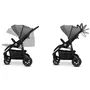 Carucior sport, Lionelo, Natt, De la nastere, Cu accesorii si capotina XXL reglabila, 0 - 22 kg, Conform cu standardele europene de securitate EN1888-1, EN1888-2, Negru Onyx - 9