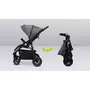 Carucior sport, Lionelo, Natt, De la nastere, Cu accesorii si capotina XXL reglabila, 0 - 22 kg, Conform cu standardele europene de securitate EN1888-1, EN1888-2, Negru Onyx - 24
