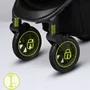 Carucior sport, Lionelo, Natt, De la nastere, Cu accesorii si capotina XXL reglabila, 0 - 22 kg, Conform cu standardele europene de securitate EN1888-1, EN1888-2, Negru Onyx - 27