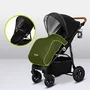 Carucior sport, Lionelo, Natt, De la nastere, Cu accesorii si capotina XXL reglabila, 0 - 22 kg, Conform cu standardele europene de securitate EN1888-1, EN1888-2, Negru Onyx - 31