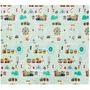 Covoras educativ, Lionelo, Robby, Pliabil, Impermeabil, Dimensiune mare, 200 x 180 cm, Cu Imprimeu pe ambele parti, Conform cu standardul european de securitate EN71, Multicolor - 4