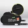 Inaltator auto, Lionelo, Luuk Fix I-size, 125- 150 cm, Instalare cu sistem Isofix si centura de prindere, Cu husa detasabila, Conform cu standardul european de securitate ECE R129, Negru - 15