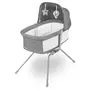 Patut balansoar, Lionelo, Malin, 3 in 1, Pliabil, 0-9 kg, Geanta Transport, Asamblare Rapida, Ultra-Usor, Conform cu standardele europeane de securitate EN1130 si EN16890, Gri - 3
