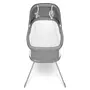 Patut balansoar, Lionelo, Malin, 3 in 1, Pliabil, 0-9 kg, Geanta Transport, Asamblare Rapida, Ultra-Usor, Conform cu standardele europeane de securitate EN1130 si EN16890, Gri - 8