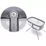 Patut balansoar, Lionelo, Malin, 3 in 1, Pliabil, 0-9 kg, Geanta Transport, Asamblare Rapida, Ultra-Usor, Conform cu standardele europeane de securitate EN1130 si EN16890, Gri - 19