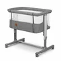 Patut co-sleeper, Lionelo, Aurora, Cu leganare si setare unghiulara, Pana la 9 kg, Gri - 5