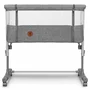 Patut co-sleeper, Lionelo, Aurora, Cu leganare si setare unghiulara, Pana la 9 kg, Gri - 10