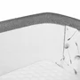 Patut co-sleeper, Lionelo, Aurora, Cu leganare si setare unghiulara, Pana la 9 kg, Gri - 21