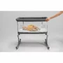 Patut co-sleeper, Lionelo, Aurora, Cu leganare si setare unghiulara, Pana la 9 kg, Gri - 40