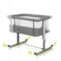 Patut co-sleeper, Lionelo, Aurora, Cu leganare si setare unghiulara, Pana la 9 kg, Gri - 33