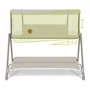 Patut co-sleeper, Lionelo, Luna, 2 in 1, Cu laterala culisanta, Cu setare unghiulara, Cu roti, Reglabil in 6 pozitii pe inaltime, Bej - 11