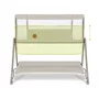 Patut co-sleeper, Lionelo, Luna, 2 in 1, Cu laterala culisanta, Cu setare unghiulara, Cu roti, Reglabil in 6 pozitii pe inaltime, Bej - 12