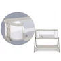 Patut co-sleeper, Lionelo, Luna, 2 in 1, Cu laterala culisanta, Cu setare unghiulara, Cu roti, Reglabil in 6 pozitii pe inaltime, Bej - 22