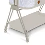 Patut co-sleeper, Lionelo, Luna, 2 in 1, Cu laterala culisanta, Cu setare unghiulara, Cu roti, Reglabil in 6 pozitii pe inaltime, Bej - 26