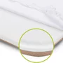 Patut co-sleeper, Lionelo, Luna, 2 in 1, Cu laterala culisanta, Cu setare unghiulara, Cu roti, Reglabil in 6 pozitii pe inaltime, Gri deschis - 22