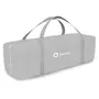 Patut pliant, Lionelo, Stefi Plus, Cu doua nivele, Cu intrare laterala cu fermoar, 2 roti, 120 x 60 cm, Conform cu standardul european de securitate EN 716, Roz/Galben - 17
