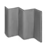 Patut pliant, Lionelo, Stefi Plus, Cu doua nivele, Cu intrare laterala cu fermoar, 2 roti, 120x60 cm, Conform cu standardul european de securitate EN 716, Gri - 13