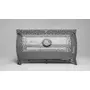 Patut pliant, Lionelo, Stefi Plus, Cu doua nivele, Cu intrare laterala cu fermoar, 2 roti, 120x60 cm, Conform cu standardul european de securitate EN 716, Gri - 12