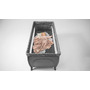 Patut pliant, Lionelo, Stefi Plus, Cu doua nivele, Cu intrare laterala cu fermoar, 2 roti, 120x60 cm, Conform cu standardul european de securitate EN 716, Gri - 20