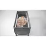 Patut pliant, Lionelo, Stefi Plus, Cu doua nivele, Cu intrare laterala cu fermoar, 2 roti, 120x60 cm, Conform cu standardul european de securitate EN 716, Gri - 23