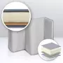 Patut pliant, Lionelo, Stefi Plus, Cu doua nivele, Cu intrare laterala cu fermoar, 2 roti, 120x60 cm, Conform cu standardul european de securitate EN 716, Gri - 20