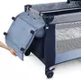 Patut pliant, Lionelo, Sven Plus, 120x60 cm, Cu doua nivele, Cu arcada jucarii, masuta de infasat, vibratii, melodii, conform cu standardele europeane de securitate EN716 si EN12221, Blue Navy - 7