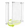 Poarta de siguranta, Lionelo, Truus Slim Led, Prin presiune, Cu lumina Led cu senzor, 105 cm, Conform cu standardul european de securitate EN1930, Gri - 11