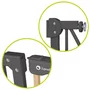 Poarta de siguranta, Lionelo, Truus Slim, Prin presiune, 105 cm, Conform cu standardul europeane de securitate EN1930, Gri/Natur - 15