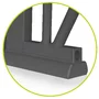Poarta de siguranta, Lionelo, Truus Slim, Prin presiune, 105 cm, Conform cu standardul europeane de securitate EN1930, Gri/Natur - 17