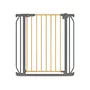 Poarta de siguranta, Lionelo, Truus Slim, Prin presiune, 105 cm, Conform cu standardul europeane de securitate EN1930, Gri/Natur - 3