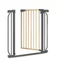Poarta de siguranta, Lionelo, Truus Slim, Prin presiune, 105 cm, Conform cu standardul europeane de securitate EN1930, Gri/Natur - 7