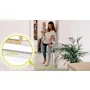 Poarta de siguranta, Lionelo, Truus Slim, Prin presiune, 105 cm, Conform cu standardul europeane de securitate EN1930, Gri/Natur - 12