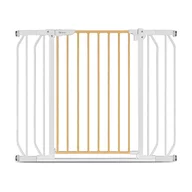Poarta de siguranta, Lionelo, Truus Slim, Prin presiune, 105 cm, Conform cu standardul europeane de securitate EN1930, Gri/Natur