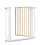 Poarta de siguranta, Lionelo, Truus Slim, Prin presiune, 105 cm, Conform cu standardul europeane de securitate EN1930, Gri/Natur - 15